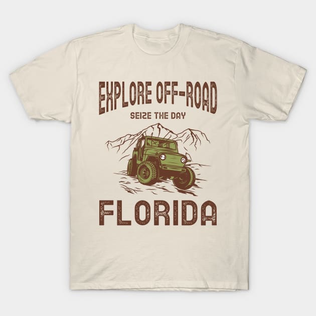 Florida Off-Road T-Shirt by DenzLLC